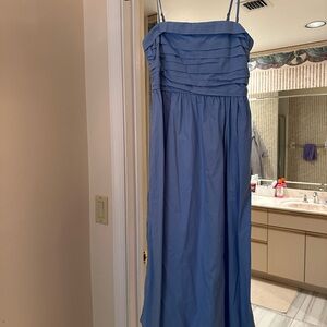 ABERCROMBIE blue dress (detachable straps)